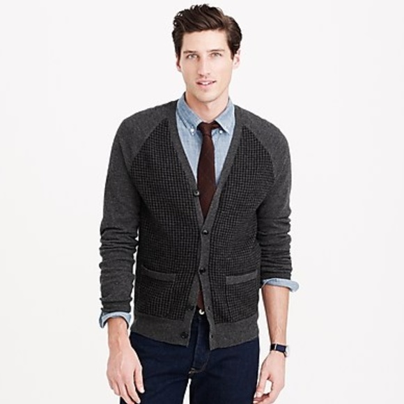 J. Crew Other - MENS J.Crew Marino wool detailed cardigan (C-117)